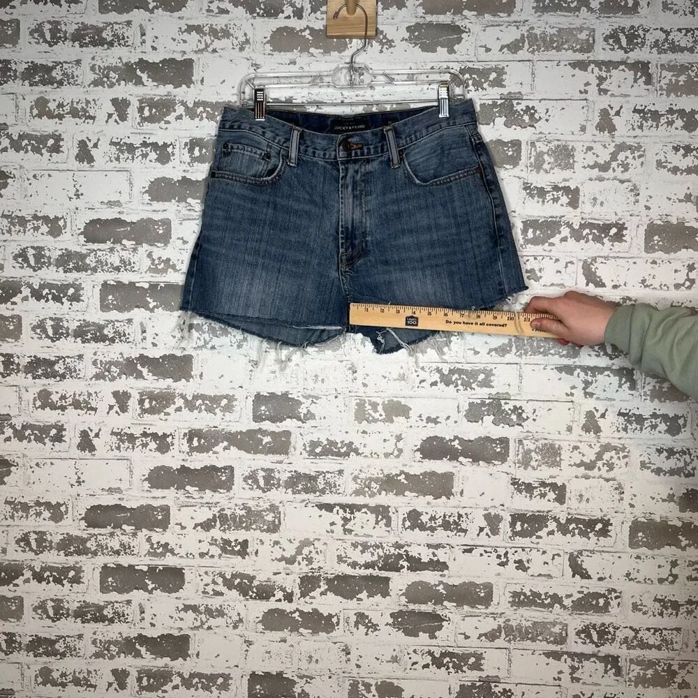 Lucky brand | 181 denim relaxed straight diy denim shorts